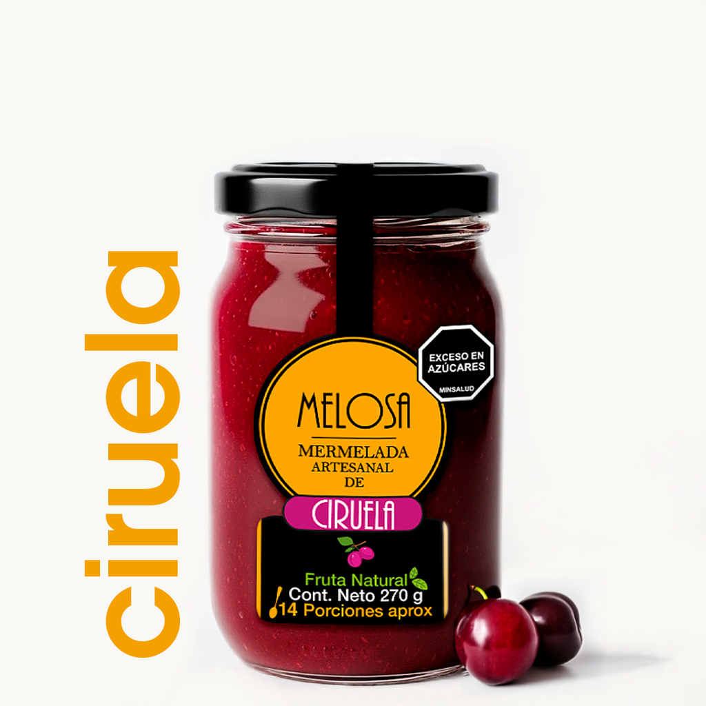 Mermelada artesanal de Ciruela 270 gr.
