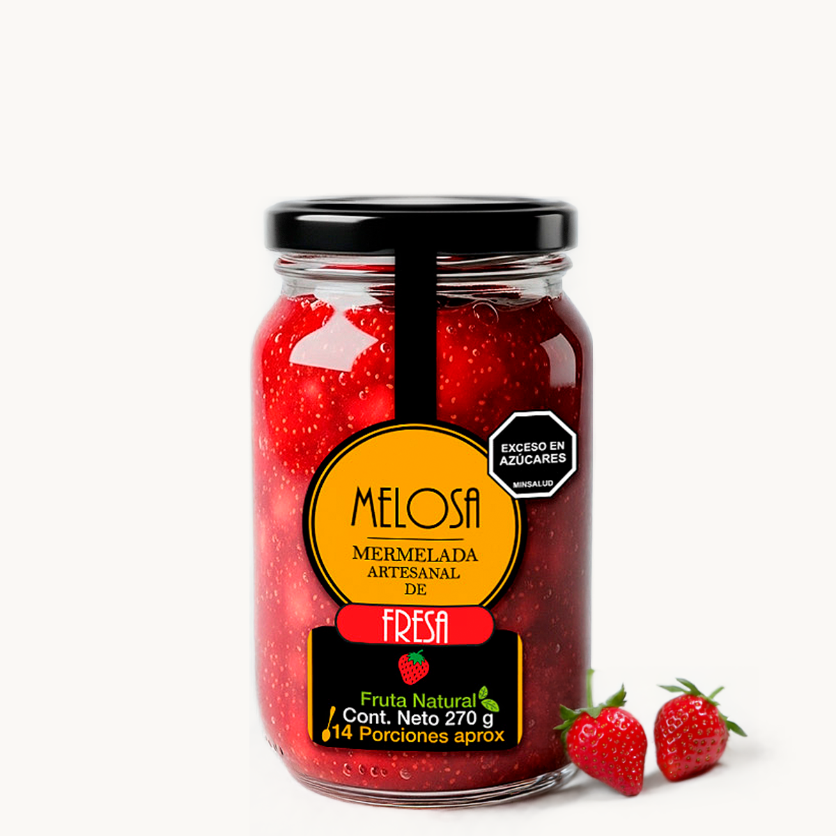 Mermelada artesanal de Fresa 270 gr.