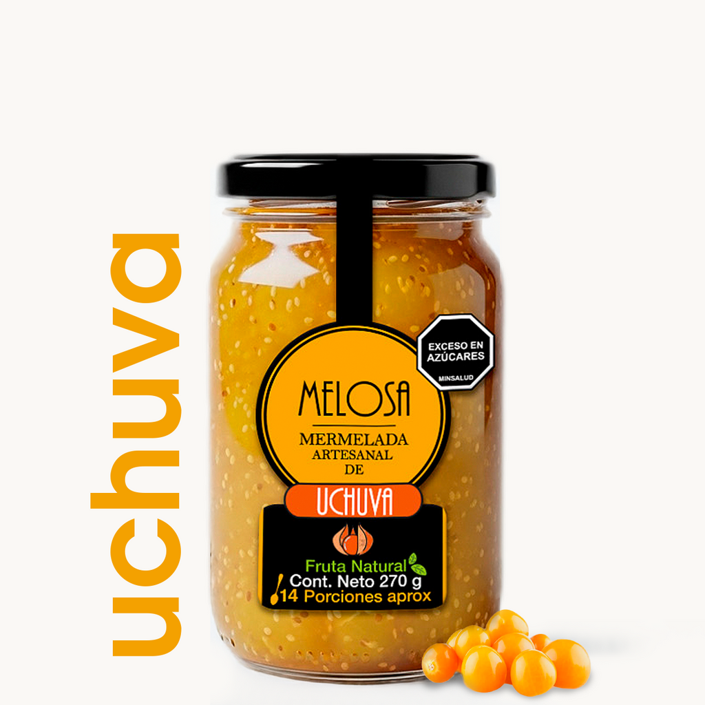 Mermelada artesanal de Uchuva 270 gr.